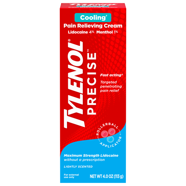 Tylenol Precise Maximum Strength Lidocaine Pain Relieving Cream