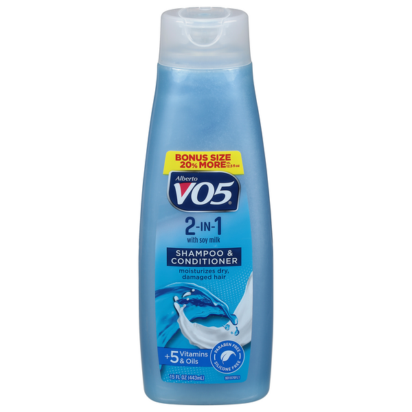Alberto VO5 2-in-1 Shampoo & Conditioner with Soy Milk