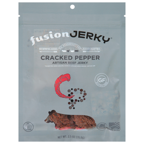 Save on Fusion Jerky Artisan Beef Jerky Cracked Pepper Gluten Free