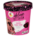 Our Brand Deluxe Cherry Fudge Swirl Ice Cream