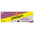 Schweppes Black Cherry Sparkling Seltzer Water - 12 pk