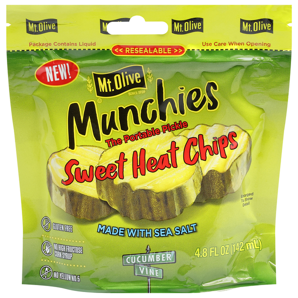 Mt. Olive Munchies Sweet Heat Pickle Chips