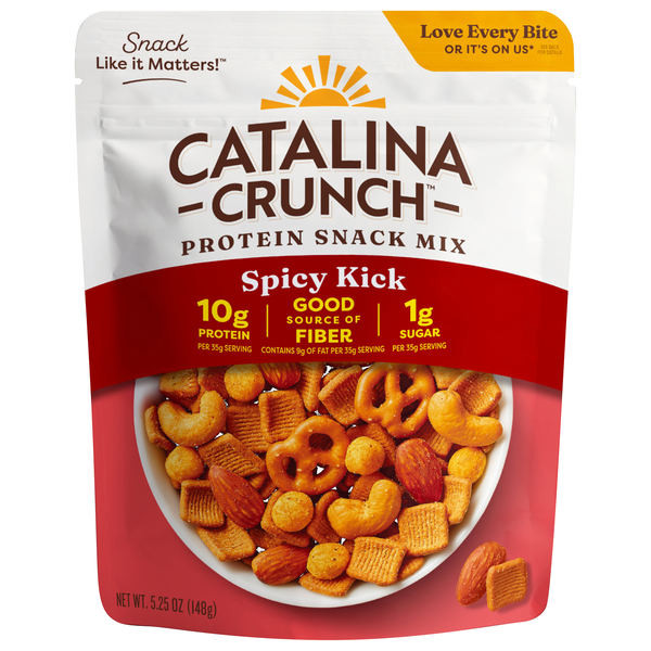 Catalina Crunch Keto Friendly Crunch Mix Spicy Kick Protein Snack