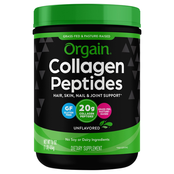 Orgain Collagen Peptides Unflavored Gluten Free