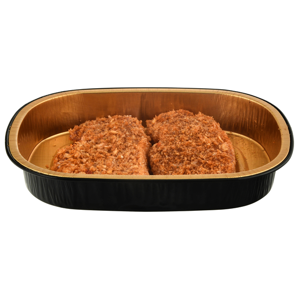 Hannaford Pork Cutlet with Buffalo Panko Breading