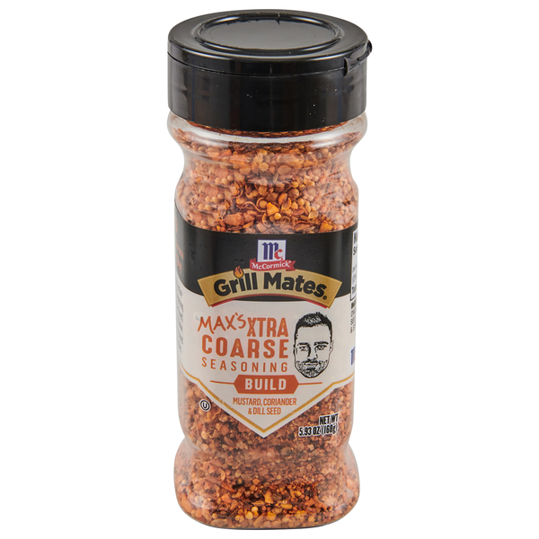 McCormick Grill Mates Max's Xtra Coarse Build Seasoning