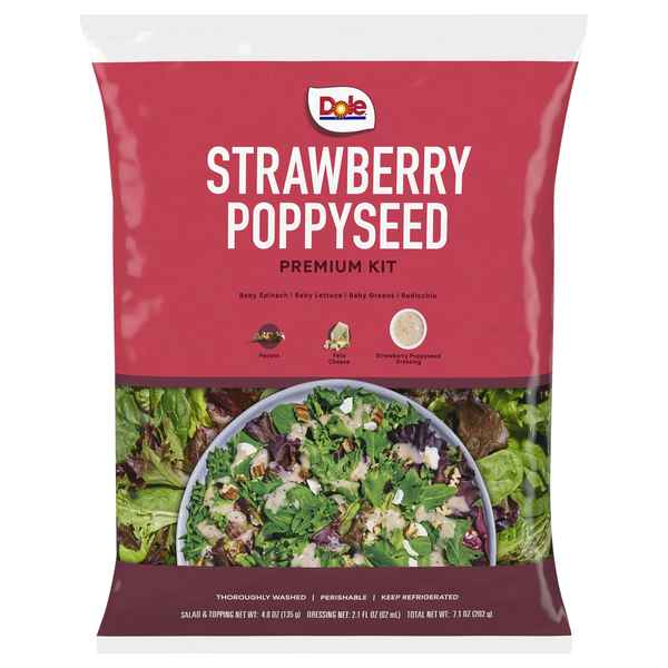 Dole Strawberry Poppyseed Premium Salad Kit