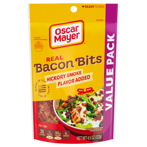 Save on Oscar Mayer Real Bacon Bits Hickory Smoke Flavor Value Pack