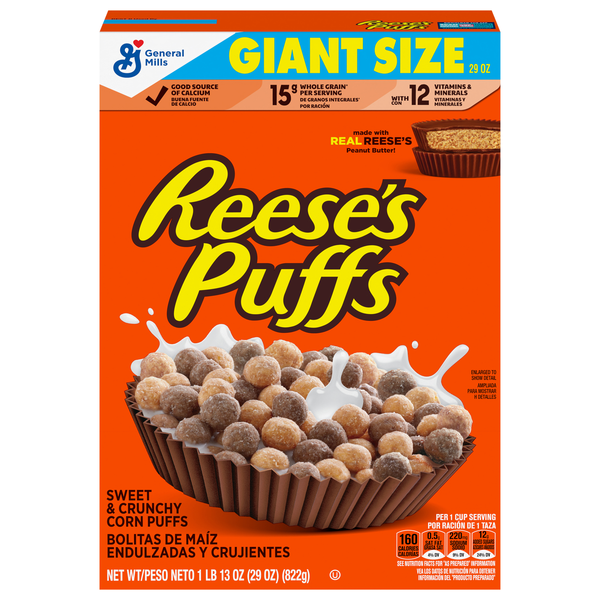 General Mills Reese's Puffs Cereal Giant Size