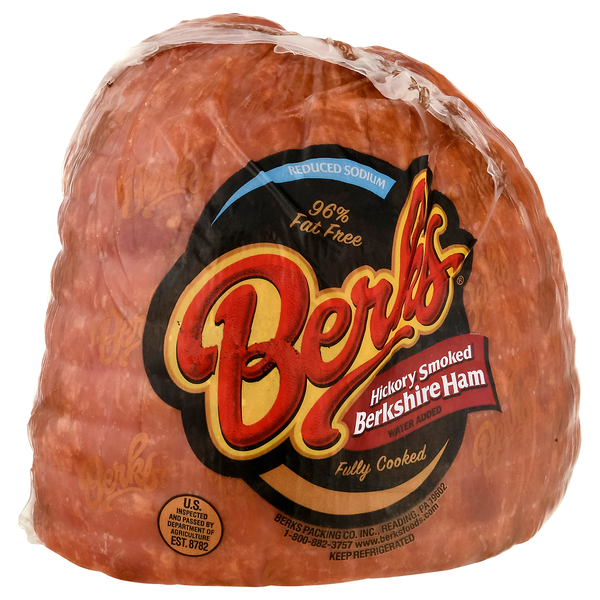 Berks Fully Cooked Hickory Smoked Boneless Quarter Berkshire Ham