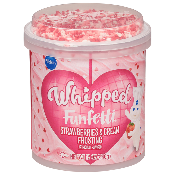 Pillsbury Funfetti Whipped Strawberries & Cream Frosting