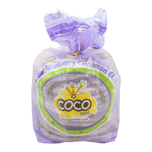 CoCo Pop Cakes Multigrain Blueberry Cinnamon Lite All Natural