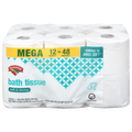 Hannaford Soft & Strong Mega 2-Ply Toilet Paper - 12 ct