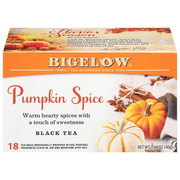 Bigelow Pumpkin Spice Black Tea Bags