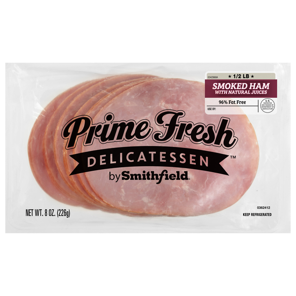 Smithfield Prime Fresh Delicatessen Smoked Ham with Natural Juices