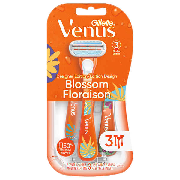 Gillette Venus Treasures Disposable Razors 3-Blade