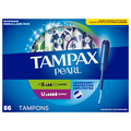 Tampax Pearl Leakguard Protection Super & Ultra Unscented Tampons