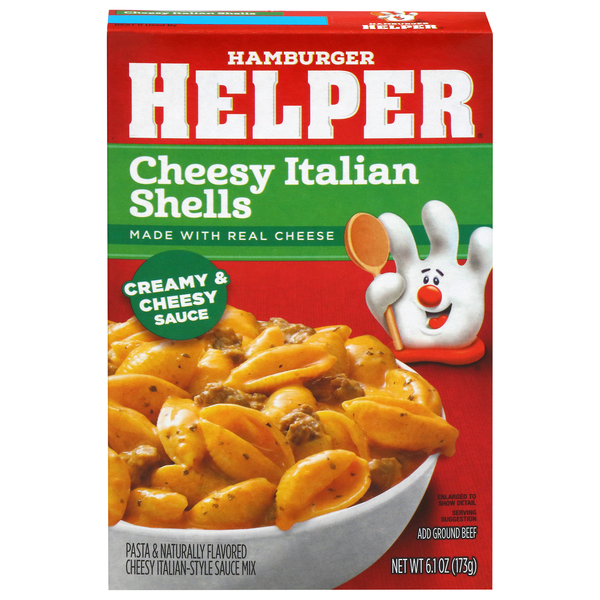 Hamburger Helper Cheesy Italian Shells