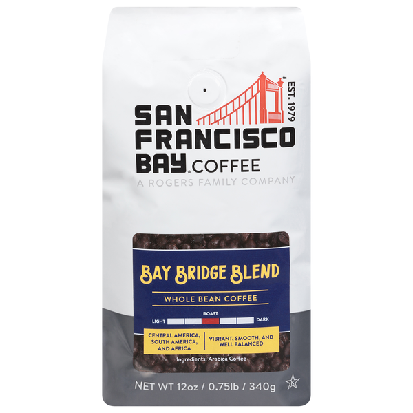 San Francisco Bay Bridge Blend Medium Roast Whole Bean Coffee