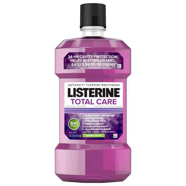 Listerine Total Care Anticavity Mouthwash Fresh Mint