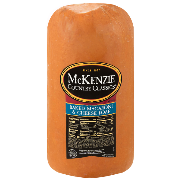 McKenzie Country Classics Baked Macaroni & Cheese Loaf (Regular Sliced)