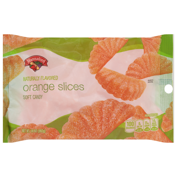 Hannaford Orange Slices Soft Candy