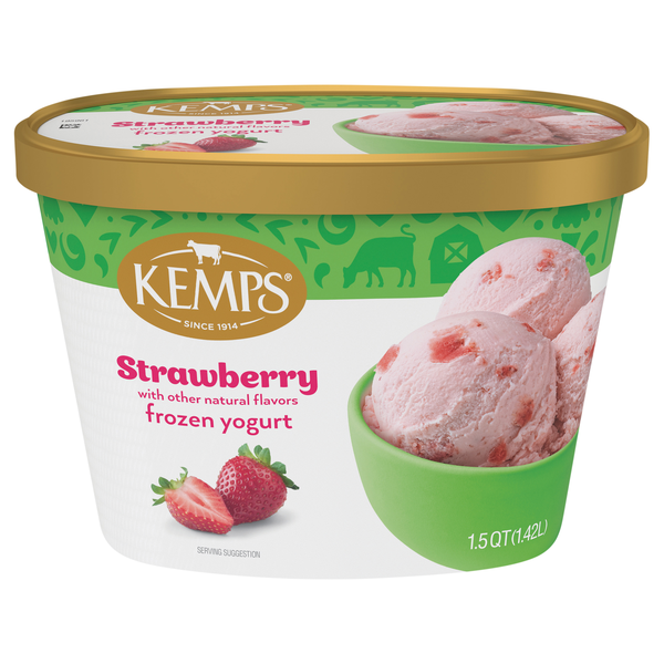 Kemps Strawberry Frozen Yogurt