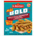 El Monterey Mas Bold Philly Style Cheesesteak Taquitos - 18 ct Frozen