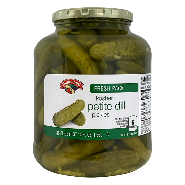 Hannaford Kosher Petite Dill Pickles Fresh Pack