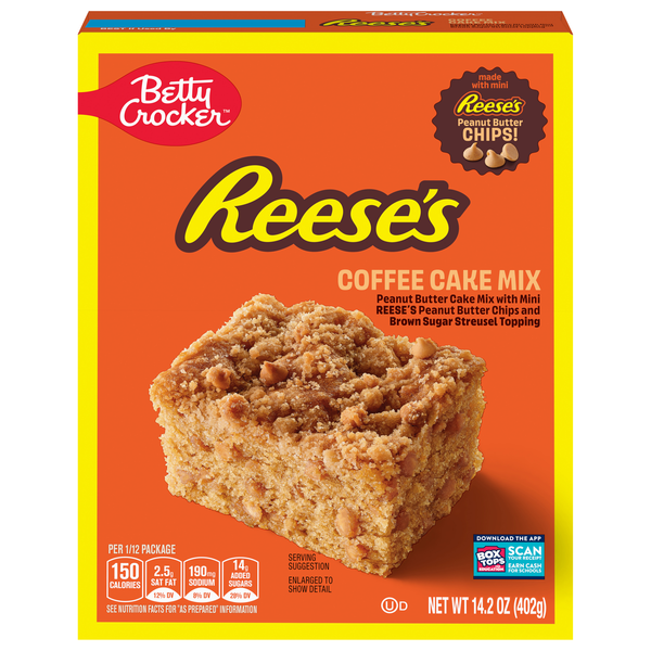Betty Crocker Reese's Peanut Butter Coffee Cake Mix
