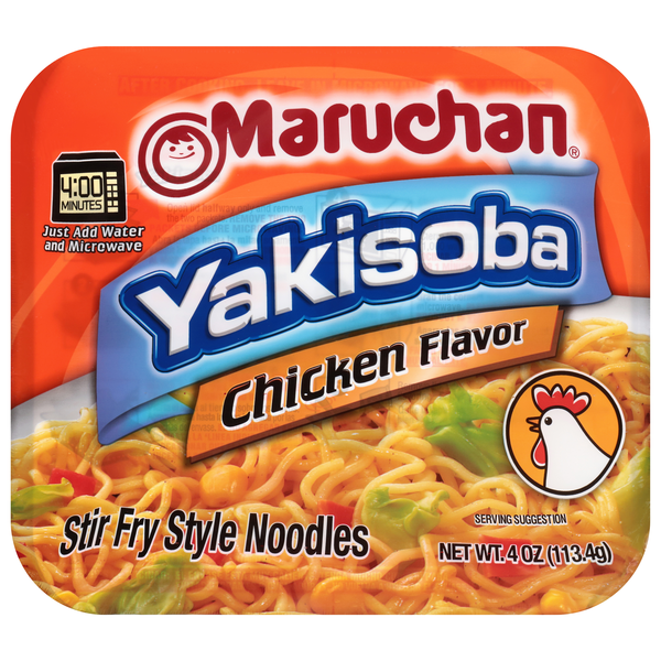 Maruchan Yakisoba Chicken Flavor Homestyle Japanese Noodles