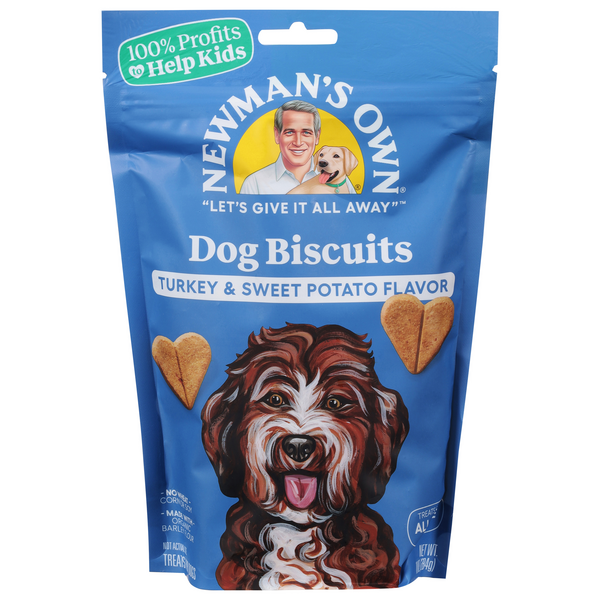 Newman's Own Turkey & Sweet Potato Flavor Dog Biscuits