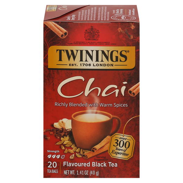 Twinings Chai Flavored Black Tea Bags
