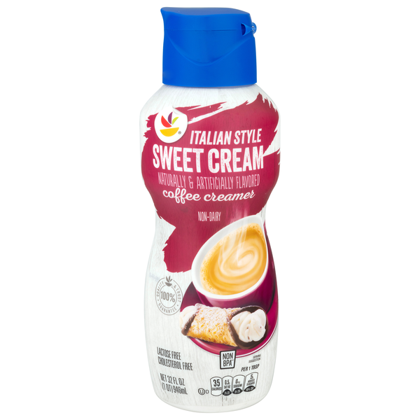 Our Brand Non-Dairy Italian Style Sweet Cream Flavored Coffee Creamer