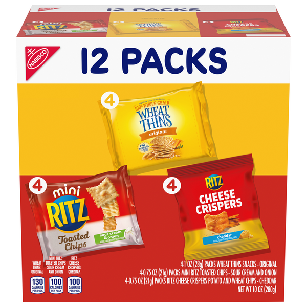 Save on Nabisco Variety Pack Wheat Thins Ritz Chips & Cheese Crispers