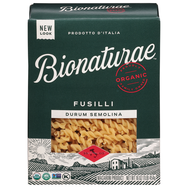 Bionaturae Imported Organic Fusilli Pasta
