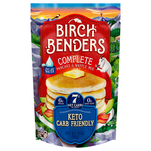 Birch Benders Gluten Free Keto Carb Friendly Pancake & Waffle Mix