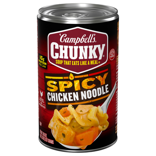 Save on Campbell's Chunky Spicy Chicken Noodle Soup Order Online Delivery Food Lion