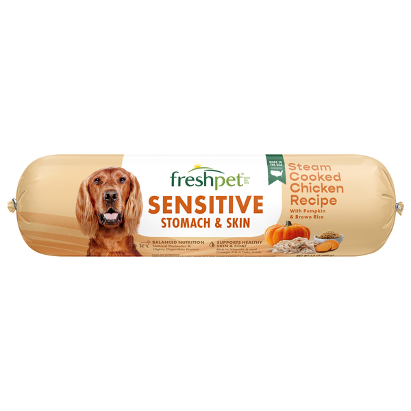 Freshpet Sensitive Stomach & Skin Steam Cook Chicken Refrigerated Dog Food