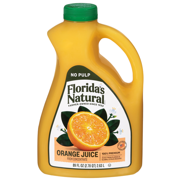 Florida's Natural Premium No Pulp 100% Orange Juice
