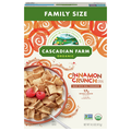 Cascadian Farm Organic Cinnamon Crunch Cereal Family Size