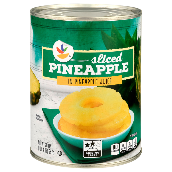Giant Sliced Pineapple in Juice