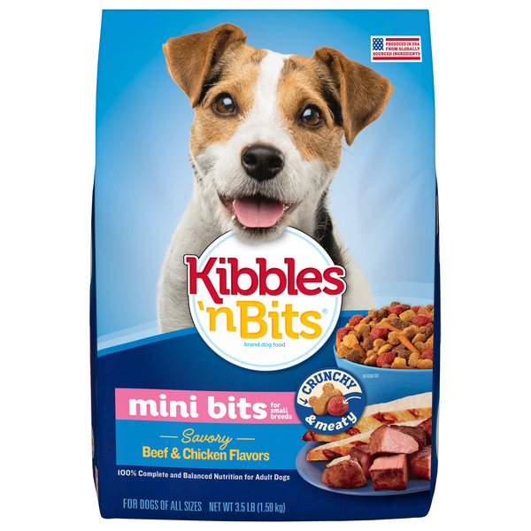 Save on Kibbles 'n Bits Mini Bits Small Breed Beef Chicken Adult
