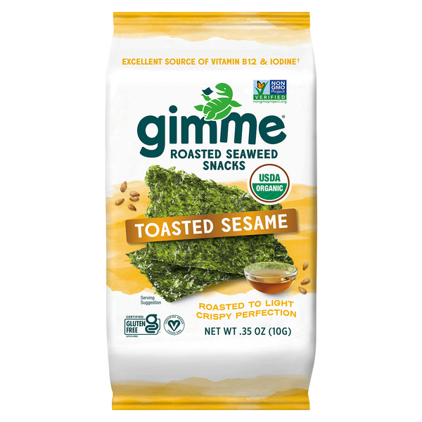 gimMe Premium Toasted Seaweed Sesame Organic