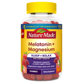 Nature Made Strawberry Flavor 3mg Melatonin + Magnesium Gummies