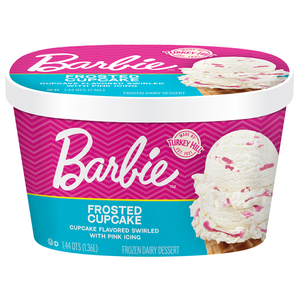 Turkey Hill Barbie Frosted Cupcake Frozen Dairy Dessert
