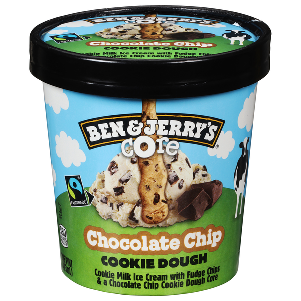 Ben & Jerry's Core Chocolate Chip Cookie Dough Ice Cream