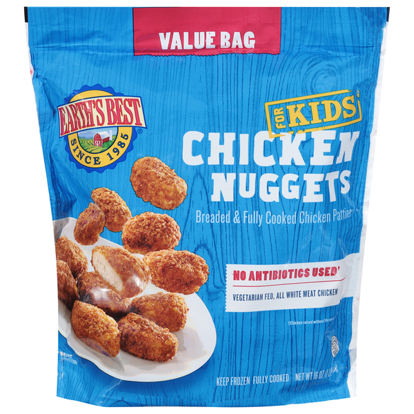Earth's Best For Kids Breaded Chicken Nuggets Frozen