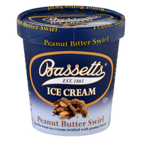 Bassetts Peanut Butter Swirl Ice Cream