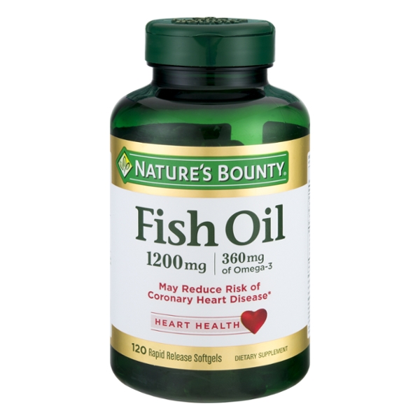 Save on Nature's Bounty Fish Oil 1200 mg Rapid Release Softgels Order